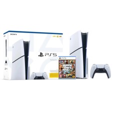 Консоль Sony PlayStation 5 Slim D Chassis (PS5) 1 ТБ із накопичувачем + Grand Theft Auto V