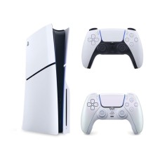 Sony PlayStation 5 Slim + DualSense Chrome Pearl