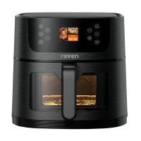 Аерофритюрниця Raven EFN010 Фритюрниця з низьким вмістом жиру 1800 Вт 8 л