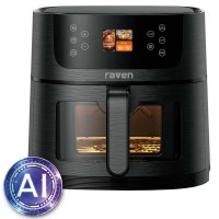 Аерофритюрниця Raven EFN010 Фритюрниця з низьким вмістом жиру 1800 Вт 8 л