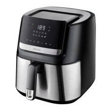 Аерофритюрниця Sencor SFR 6600SS 1600 Вт 6,5 л Мобільний додаток