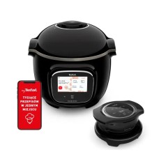 Tefal Cook4me Touch Wi-Fi CY9128 Фритюрниця без жиру + кришка для запікання EY1508 1600 Вт 6 л додатковий мобільний