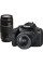 Дзеркальна камера Canon EOS 2000D + об'єктив EF-S 18-55 мм f/3.5-5.6 IS II + об'єктив EF 75-300 мм f/4–5.6 III