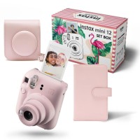 Фотоапарат Fujifilm Instax Mini 12 Pink + чохол + альбом