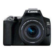 Дзеркальна фотокамера Canon EOS 250D + чорний об'єктив EF-S 18-55mm IS STM