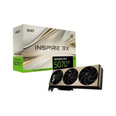 Відеокарта MSI GeForce RTX 5070 Ti INSPIRE 3X OC PLUS 16 ГБ GDDR7 256 біт DLSS 4