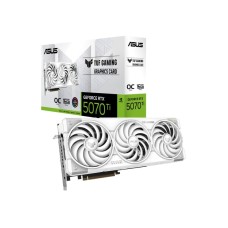Відеокарта ASUS GeForce RTX 5070 Ti TUF Gaming OC White 16GB GDDR7 DLSS4
