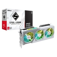 Відеокарта ASrock Radeon RX 9060 XT Steel Legend OC 16GB GDDR6 128bit FSR