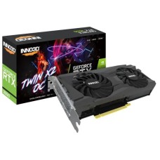 Відеокарта Inno3D GeForce RTX 3050 Twin X2 OC 8 ГБ GDDR6 128 біт DLSS