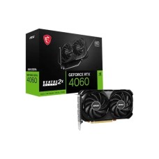 Відеокарта MSI GeForce RTX 4060 VENTUS 2X BLACK OC 8 ГБ GDDR6 128 біт DLSS 3