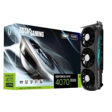 Відеокарта Zotac GeForce RTX 4070 Super Trinity Black Edition 12 ГБ GDDR6X 192 біт DLSS 3