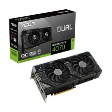 Відеокарта ASUS Dual GeForce RTX 4070 OC Edition 12 ГБ GDDR6X 192 біт DLSS 3