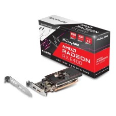 Відеокарта Sapphire PULSE Radeon RX 6400 4 ГБ GDDR6 64 біт FSR