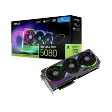 Відеокарта PNY GeForce RTX 5080 ARGB EPIC-X RGB Overclocked Triple Fan 16GB GDDR7 256bit DLSS 4