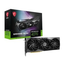 Відеокарта MSI GeForce RTX 4070 GAMING SLIM 12 ГБ GDDR6X 192 біт DLSS 3