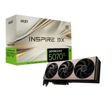 Відеокарта MSI GeForce RTX 5070 Ti INSPIRE 3X OC 16GB GDDR7 256bit DLSS 4