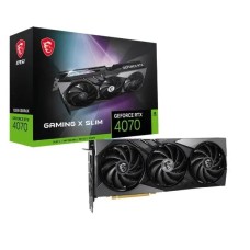 Відеокарта MSI GeForce RTX 4070 Gaming X Slim 12 ГБ GDDR6X 192 біт DLSS 3