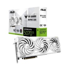 Відеокарта ASUS TUF Gaming GeForce RTX 5070 Ti White OC Edition 16GB GDDR7 256bit DLSS 4