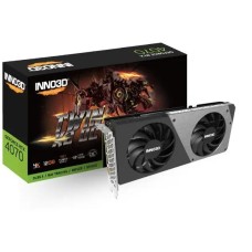 Відеокарта Inno3D GeForce RTX 4070 TWIN X2 OC 12GB GDDR6X 192bit DLSS 3