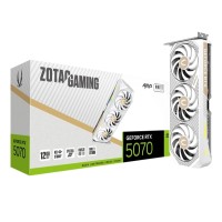 Відеокарта Zotac Gaming GeForce RTX 5070 AMP White Edition 12GB GDDR7 192bit DLSS 4