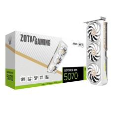Відеокарта Zotac Gaming GeForce RTX 5070 AMP White Edition 12GB GDDR7 192bit DLSS 4