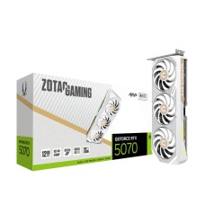 Відеокарта Zotac Gaming GeForce RTX 5070 AMP White Edition 12GB GDDR7 192bit DLSS 4