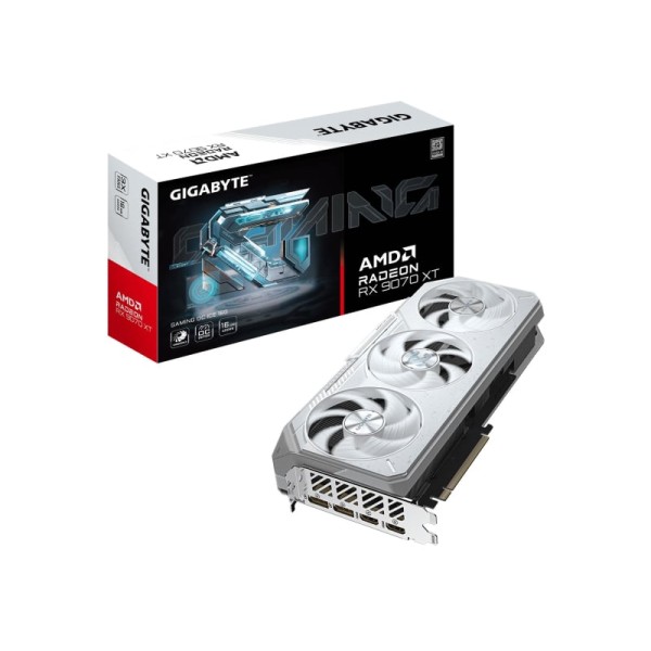 Відеокарта Gigabyte Radeon RX 9070 XT Gaming OC ICE 16G GDDR6