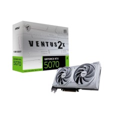 Відеокарта MSI GeForce RTX 5070 Ventus 2X OC White 12GB GDDR7 192bit DLSS 4