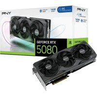 Відеокарта PNY GeForce RTX 5080 5OC Triple Fan 16GB GDDR7 256bit DLSS 4