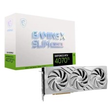 Відеокарта MSI GeForce RTX 4070 Ti GAMING X SLIM White 12GB GDDR6X 192bit DLSS 3