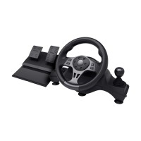 Кермо Trust GXT 289 Movi Racing з педалями для ПК, PS4, Xbox Series X/S, Xbox One, Nintendo Switch
