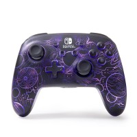 Pad PowerA Enhanced Wireless Controller with Lumectra Galactic Vortex for Nintendo Switch Wireless black