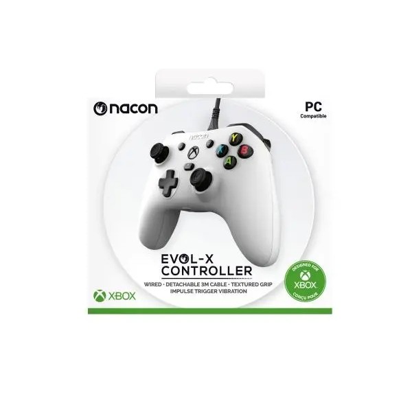 Nacon EVOL-X Pad для ПК, Xbox Series, Xbox One Wired білий