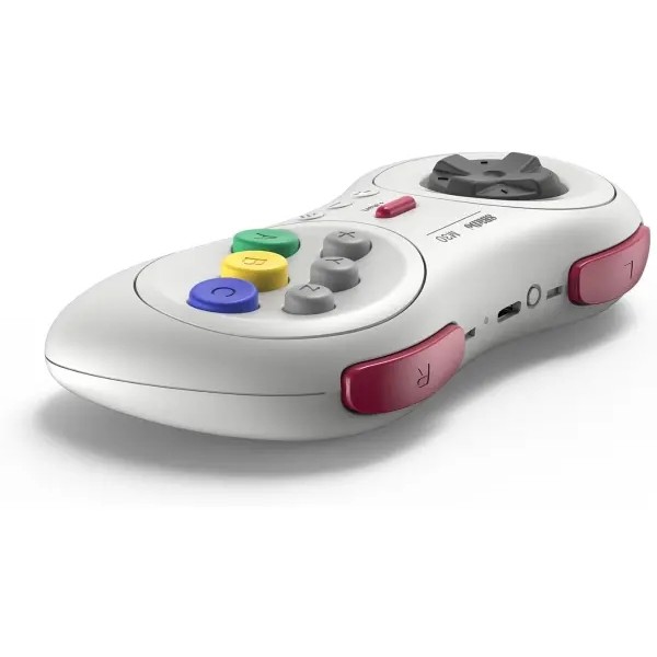 Pad 8BitDo M30 Bluetooth Wireless for PC, Nintendo Switch, Android Wireless білий