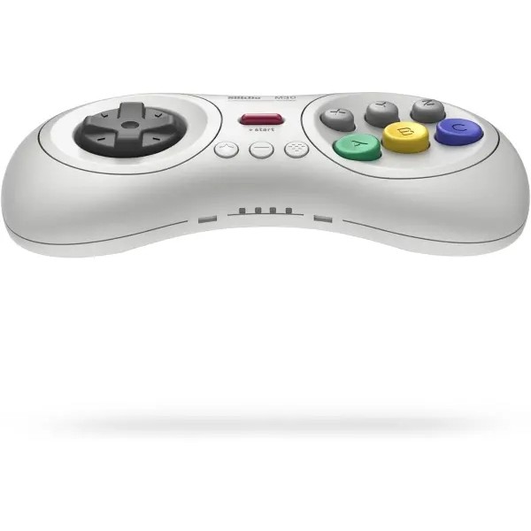 Pad 8BitDo M30 Bluetooth Wireless for PC, Nintendo Switch, Android Wireless білий