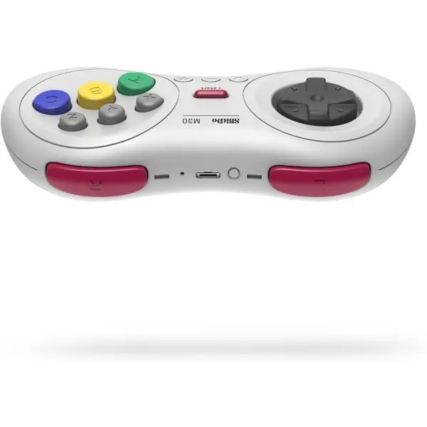 Pad 8BitDo M30 Bluetooth Wireless for PC, Nintendo Switch, Android Wireless білий