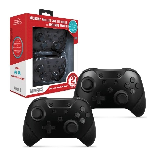 Pad Armor3 NuChamp Wireless Game Controller 2 Pack для Nintendo Switch Бездротовий black / black mat 2шт.