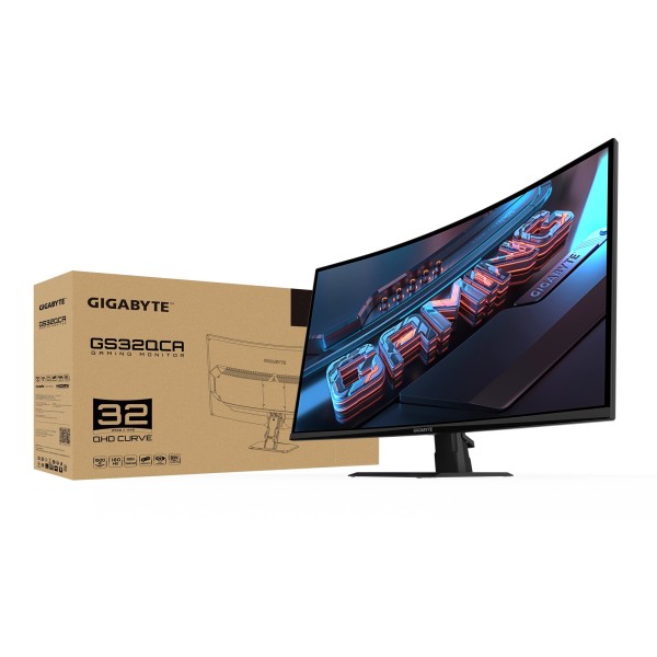 Вигнутий ігровий монітор Gigabyte GS32QCA 31,5 Вигнутий ігровий монітор Gigabyte GS32QCA 31,5
