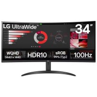 Вигнутий монітор LG 34WR50QK-B 34