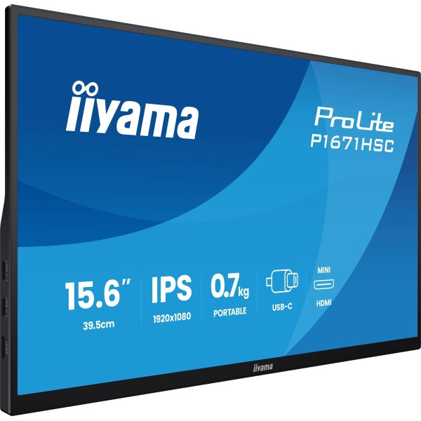 Портативний монітор iiyama ProLite P1671HSC-B1 15.6 Портативний монітор iiyama ProLite P1671HSC-B1 15.6