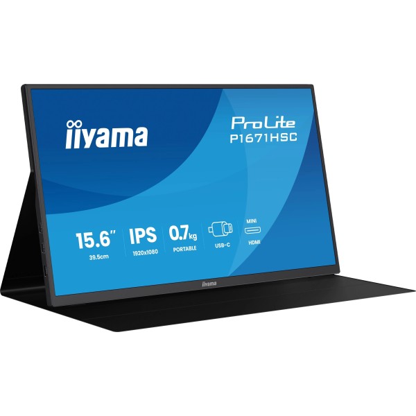 Портативний монітор iiyama ProLite P1671HSC-B1 15.6 Портативний монітор iiyama ProLite P1671HSC-B1 15.6