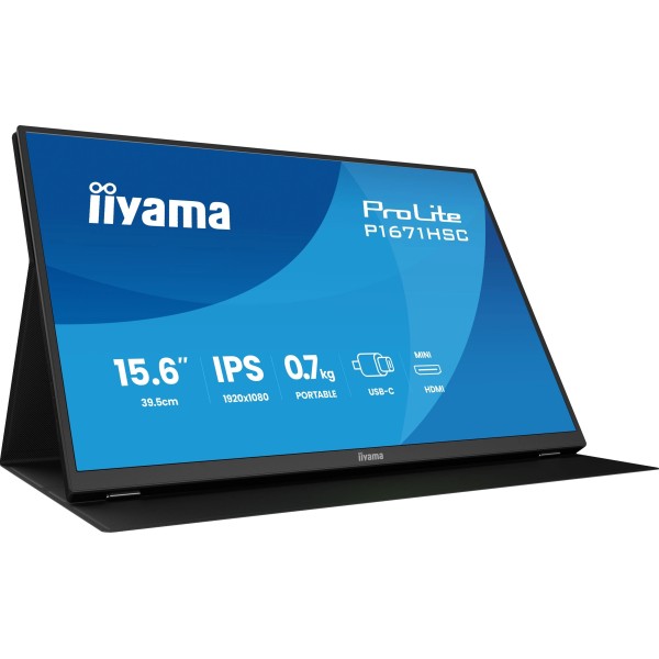 Портативний монітор iiyama ProLite P1671HSC-B1 15.6 Портативний монітор iiyama ProLite P1671HSC-B1 15.6