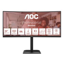Вигнутий монітор AOC CU34E4CV 34