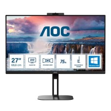 Монітор AOC Q27V5CW/BK з веб-камерою 27