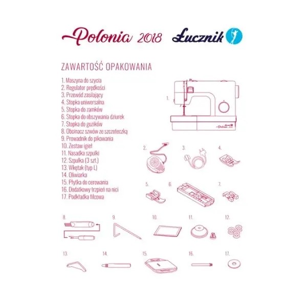 Вишивальна машина Łucznik Polonia 2018