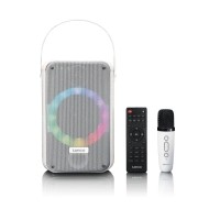 Bluetooth-колонка Lenco BTC-060WH 20 Вт Karaoke LED white