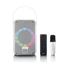 Bluetooth-колонка Lenco BTC-060WH 20 Вт Karaoke LED white