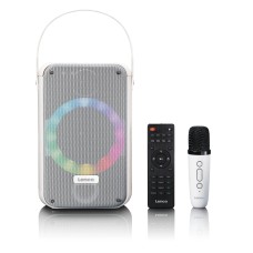 Bluetooth-колонка Lenco BTC-060WH 20 Вт Karaoke LED white