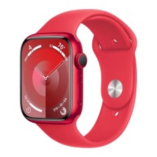 Apple Watch Series 9 GPS Smartwatch 45mm Aluminium Case (PRODUCT)RED Sport Band (PRODUCT)RED S/M