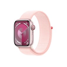 Apple Watch 9 41/Pink Aluminium/Light Pink Sport Loop LTE